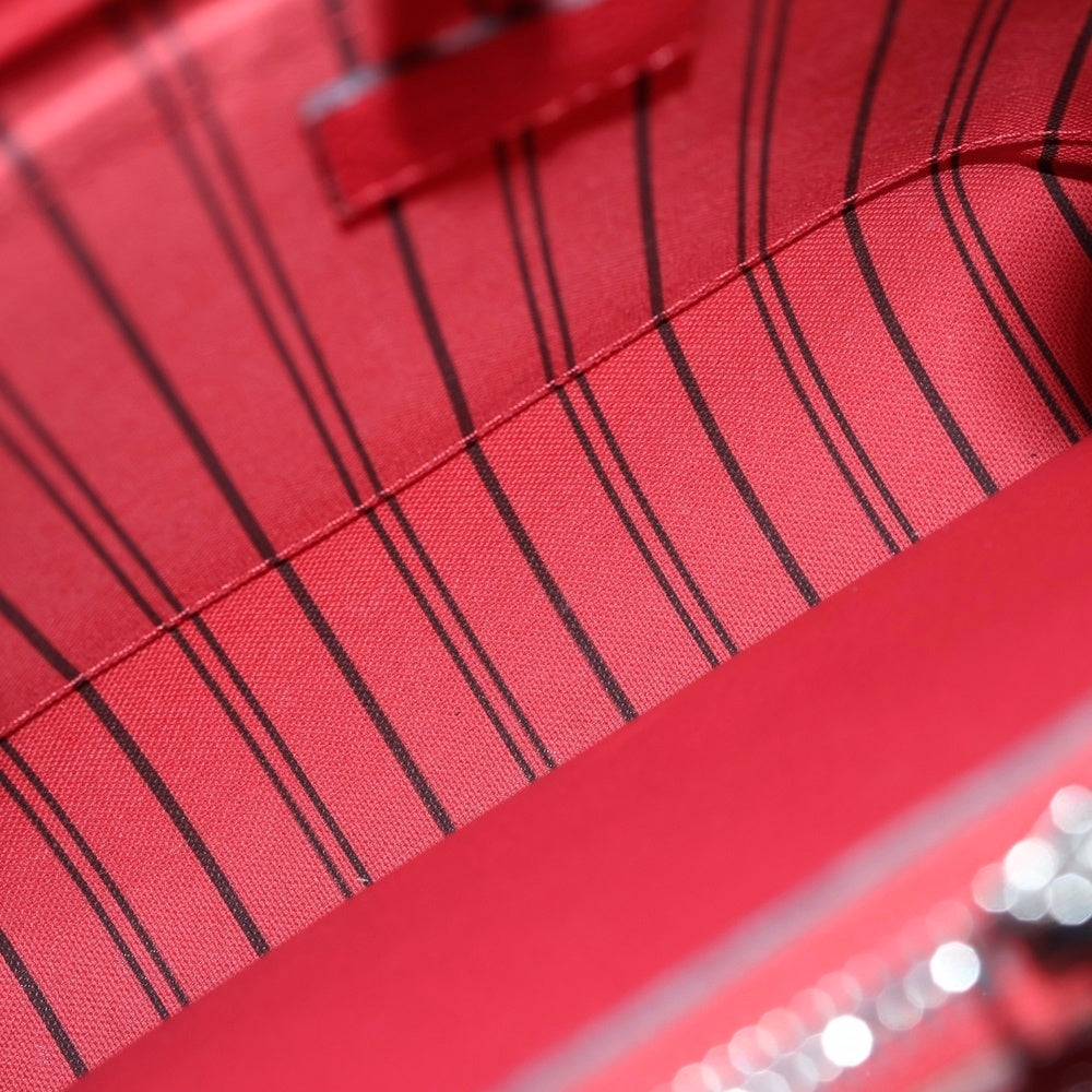 LOUIS VUITTON(ルイヴィトン) モノグラム アンプラント モンテーニュMM 2WAYバッグ ハンドバッグ ショルダーバッグ ピンク レザー M41194 シルバー金具 レディース