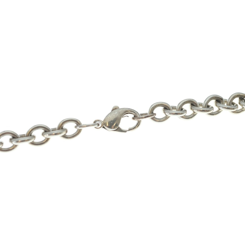 TIFFANY & Co.(ティファニー) ハートロッキー Ag925 チョーカー ペンダント ネックレス チェーン シルバー×ゴールド
