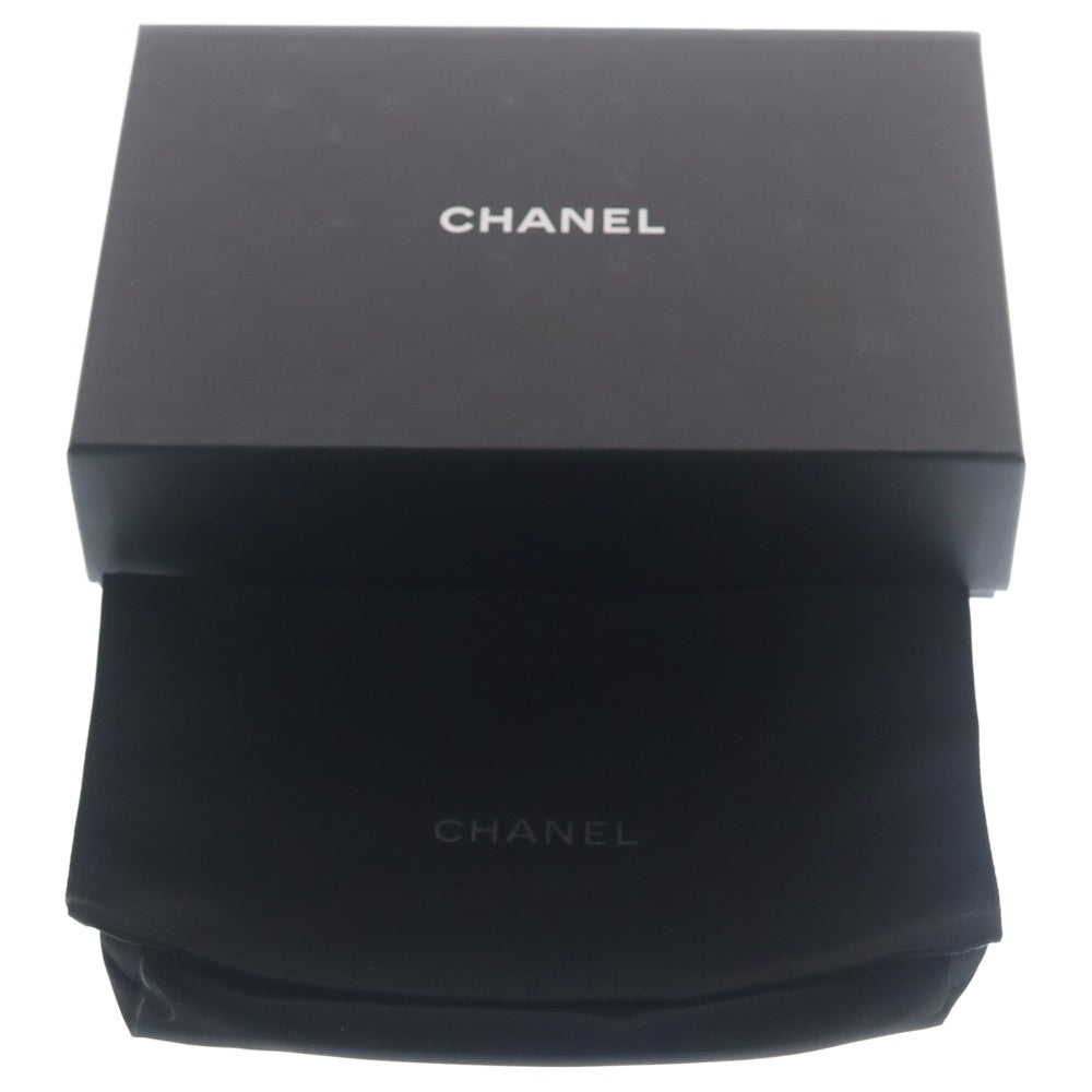 CHANEL(シャネル) マトラッセ チェーンウォレット キャビアスキン レザー ショルダーバッグ ゴールド金具 ブラック プレート レディース