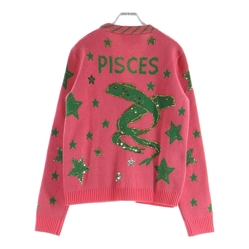 GUCCI(グッチ) □ミケーレ ニット ピンク スパンコール 624018