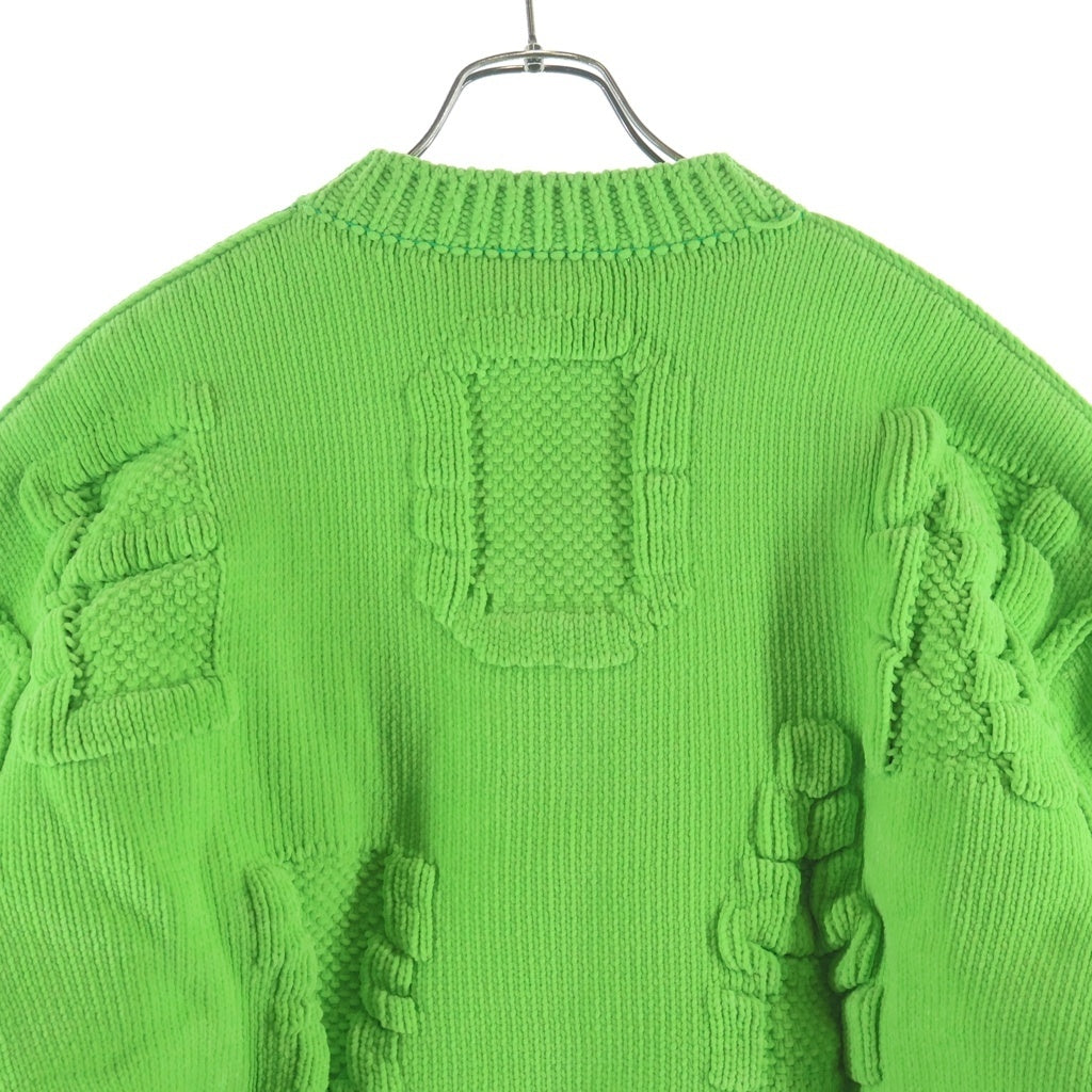 BOTTEGA VENETA(ボッテガヴェネタ) ■アルファベット デザイン ニット グリーン 689711