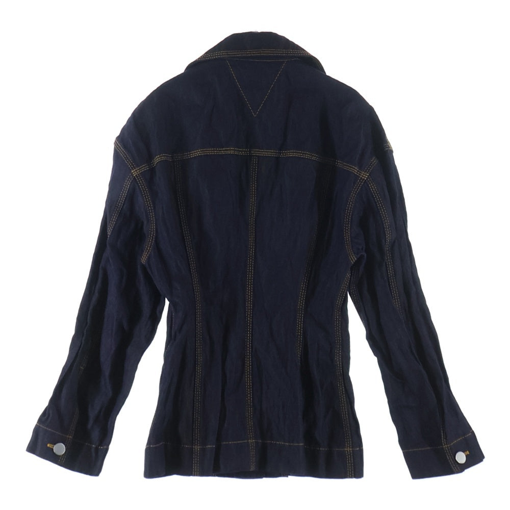 BOTTEGA VENETA(ボッテガヴェネタ) ■ CINCHED DENIM JACKE デニムジャケット インディゴ レディース 699298
