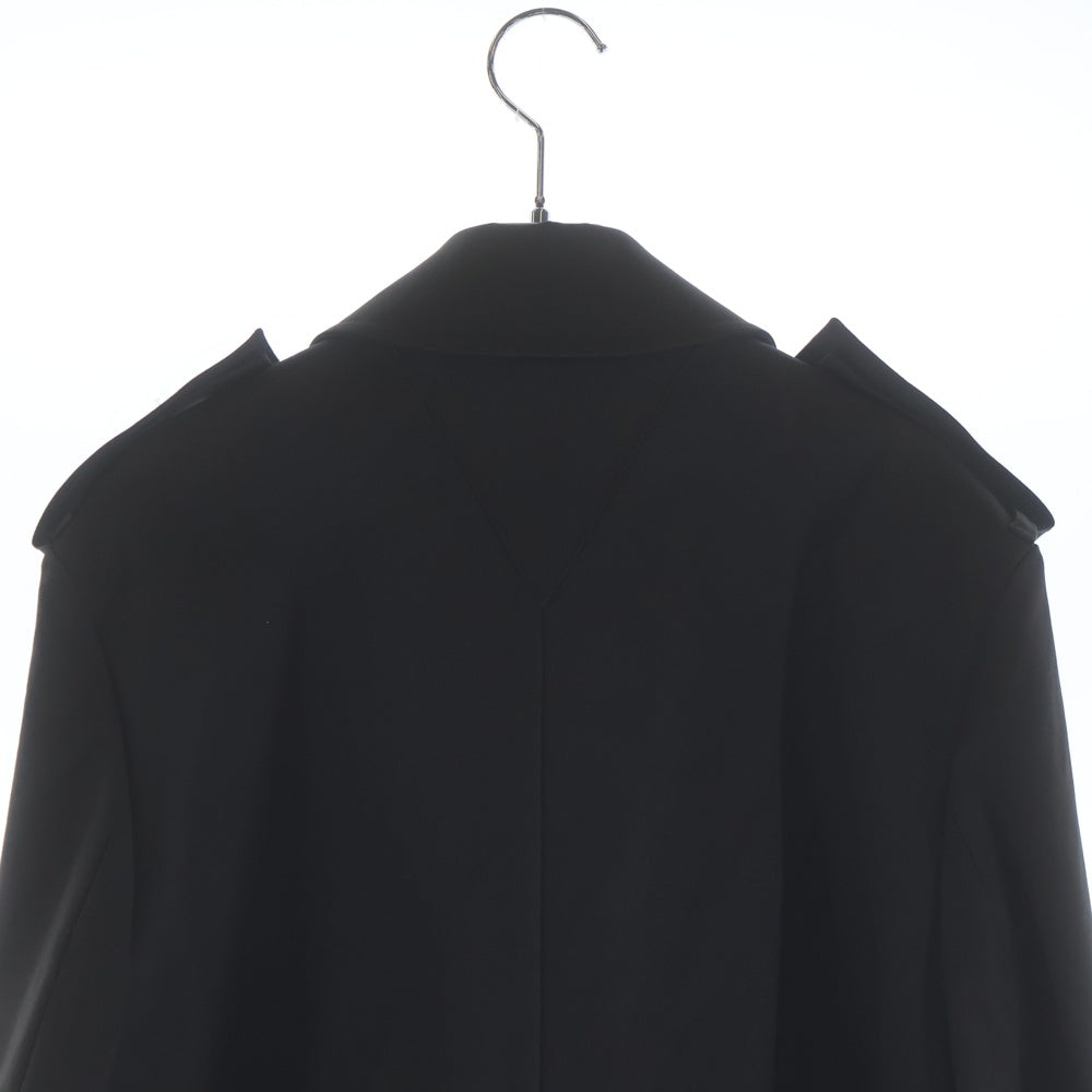 BOTTEGA VENETA(ボッテガヴェネタ) ■20AW ロングコート トライアングルバッグル ブラック コットン 635851