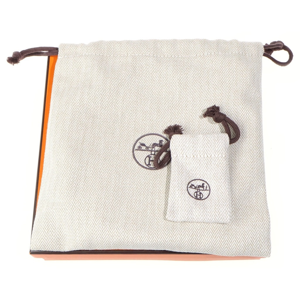 HERMES(エルメス) ケリーベルト レザー エプソン ブラック×ブラウン