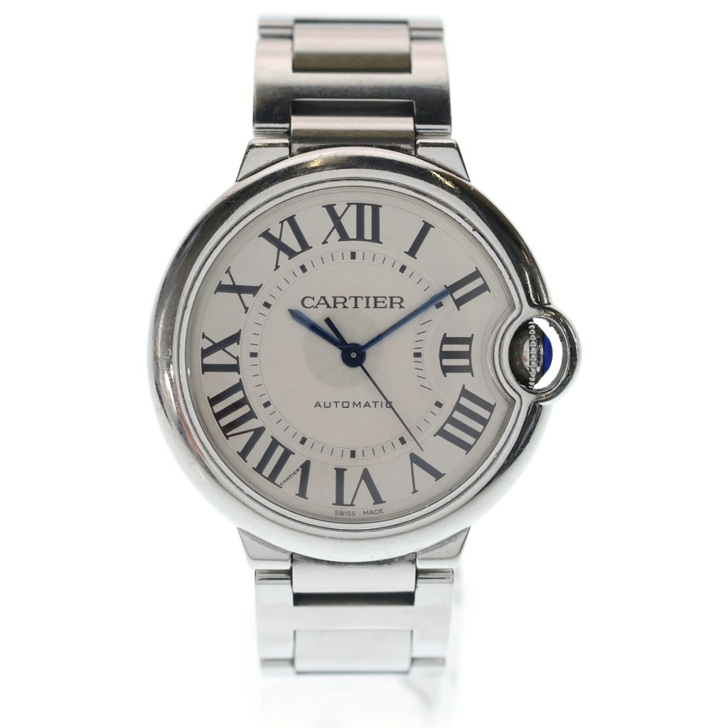 Cartier(カルティエ) W6920046 バロンブルー 白文字盤 SSAT ステンレス 自動巻き 腕時計