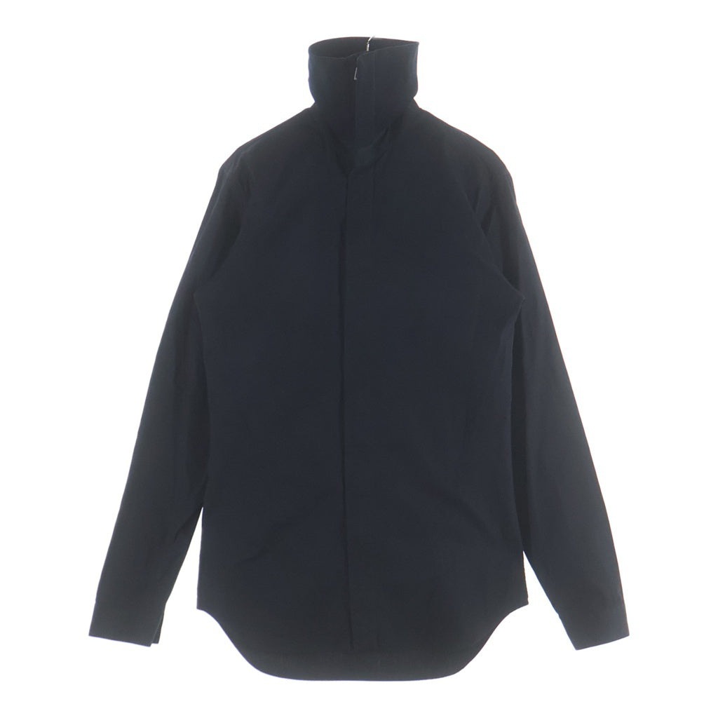 Dior HOMME(ディオールオム) 11SS ハイネックジップアップロングスリーブシャツ ブラック 123C518Z0100