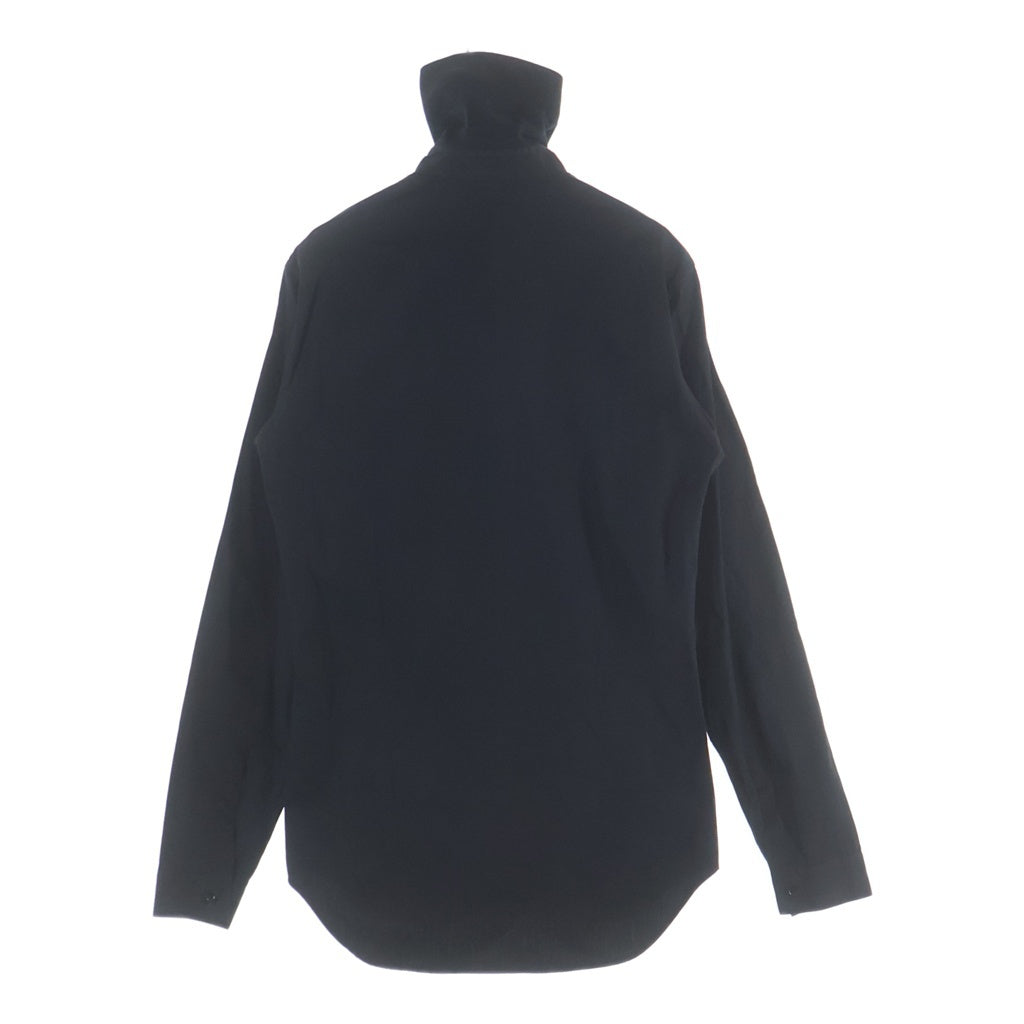 Dior HOMME(ディオールオム) 11SS ハイネックジップアップロングスリーブシャツ ブラック 123C518Z0100