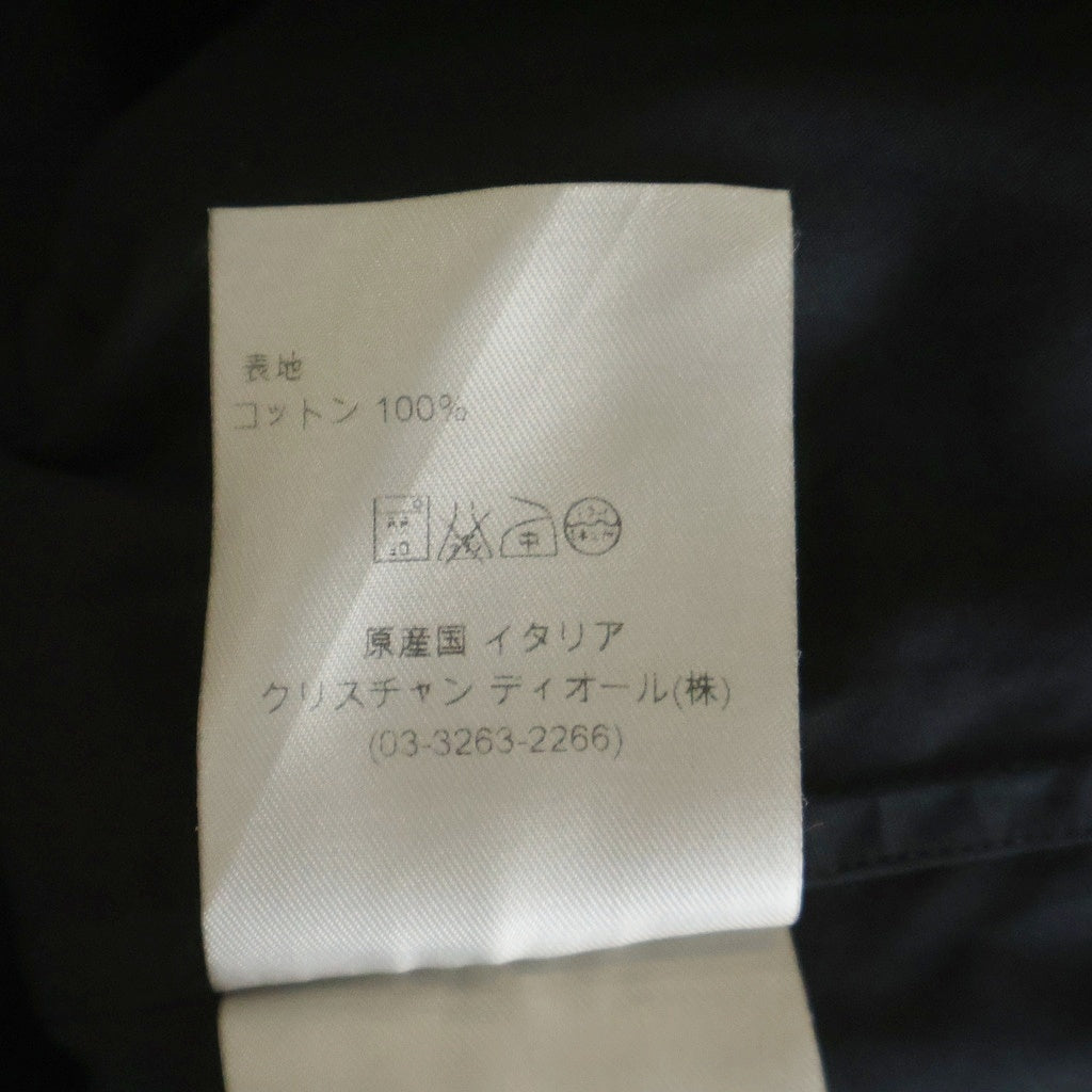 Dior HOMME(ディオールオム) 11SS ハイネックジップアップロングスリーブシャツ ブラック 123C518Z0100