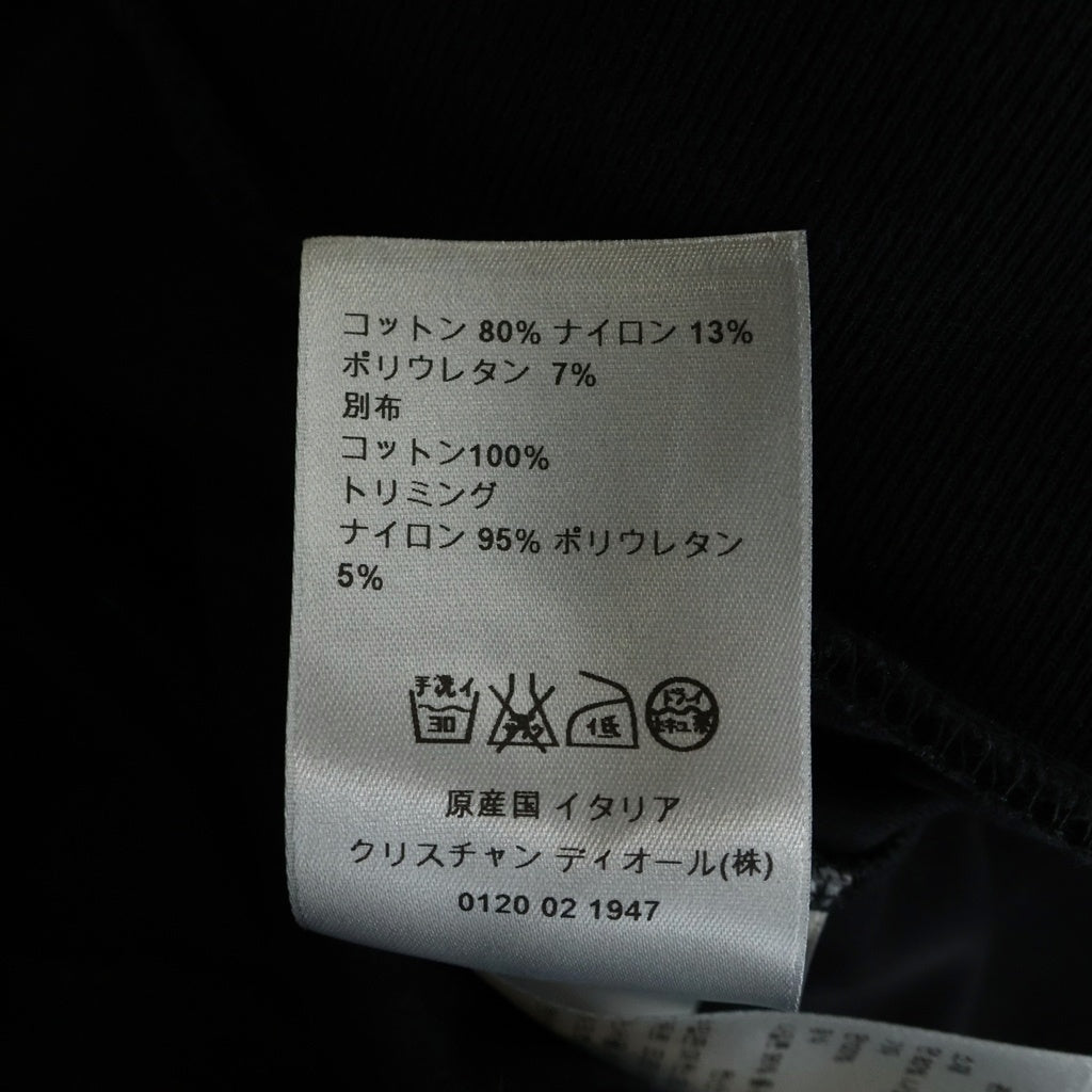 Dior HOMME(ディオールオム) 17AW ハーフジップフーデッドサイドラインノースリーブパーカー ブラック 763J206Y0438