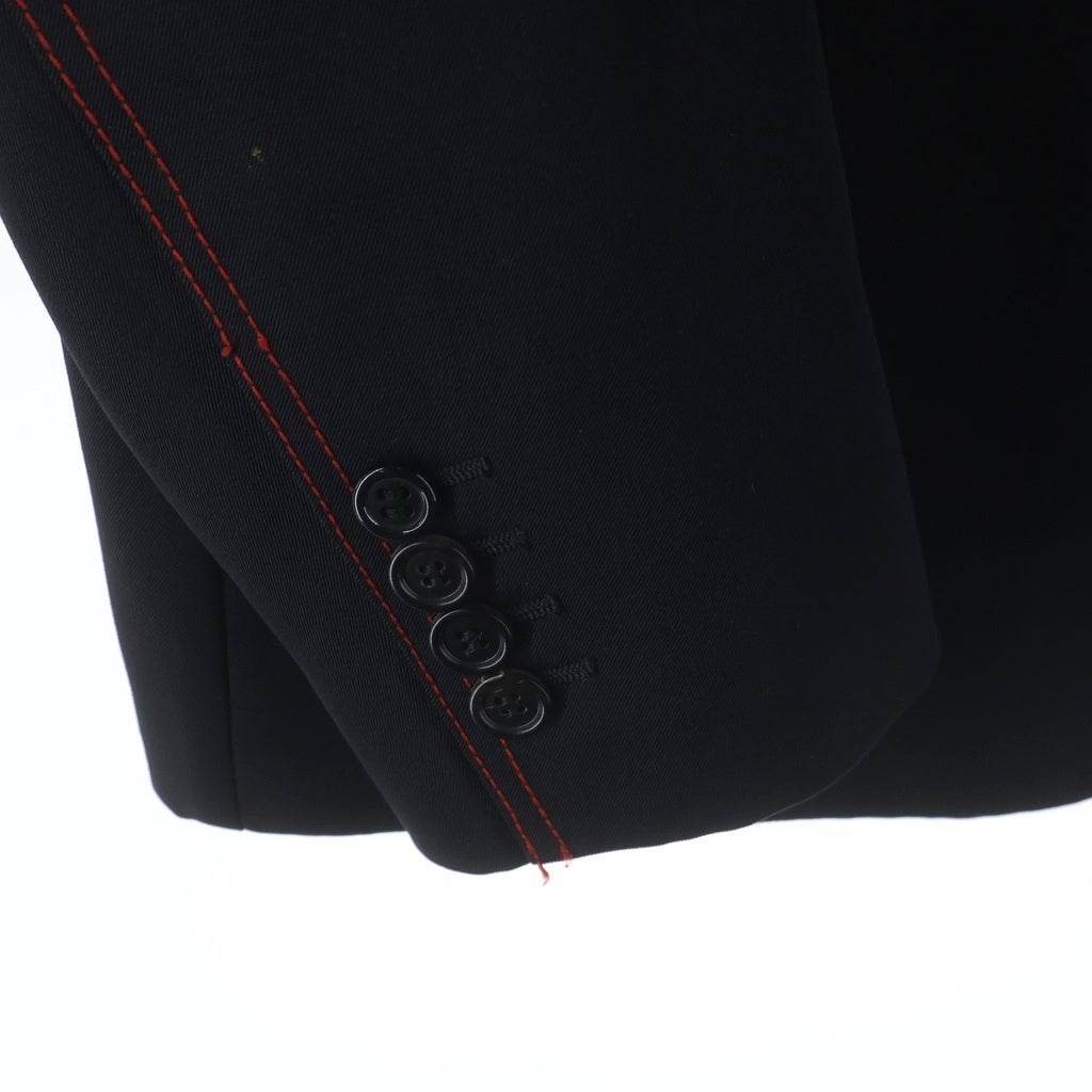 DIOR(ディオール) ステッチデザイン ウール 2B テーラードジャケット ブラック 763C284D3971