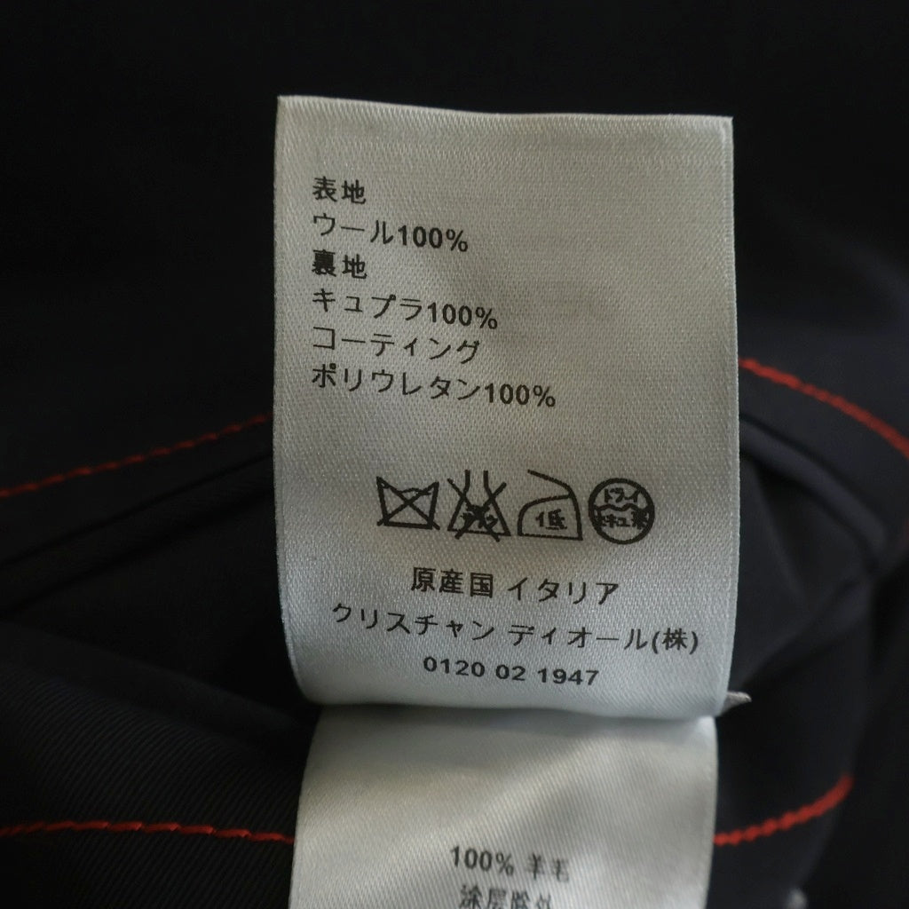 DIOR(ディオール) ステッチデザイン ウール 2B テーラードジャケット ブラック 763C284D3971