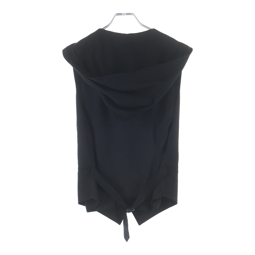 Dior HOMME(ディオールオム) 10AW フード付ジレ ベスト ブラック 0E3160700559