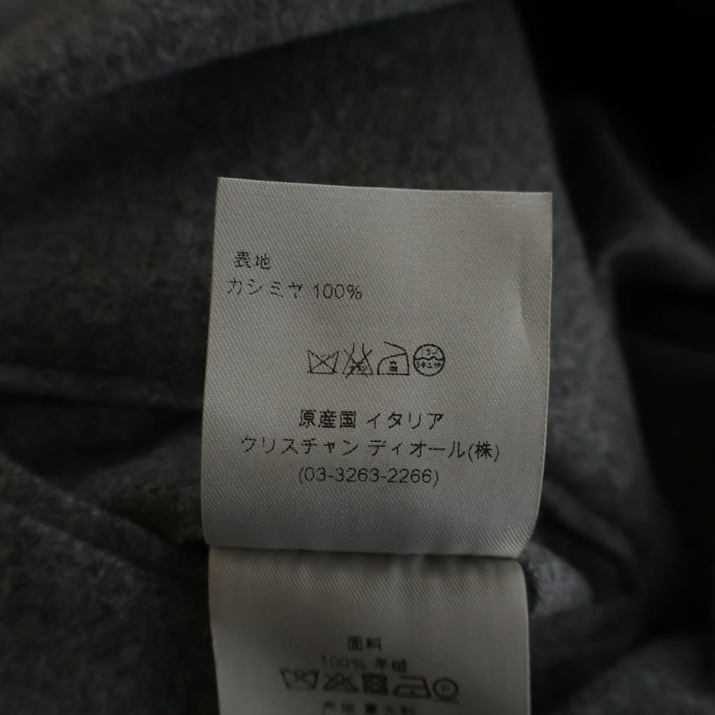 Dior HOMME(ディオールオム) 11AW パイピング ナローラペル カシミヤジャケット グレー 133C212E1875