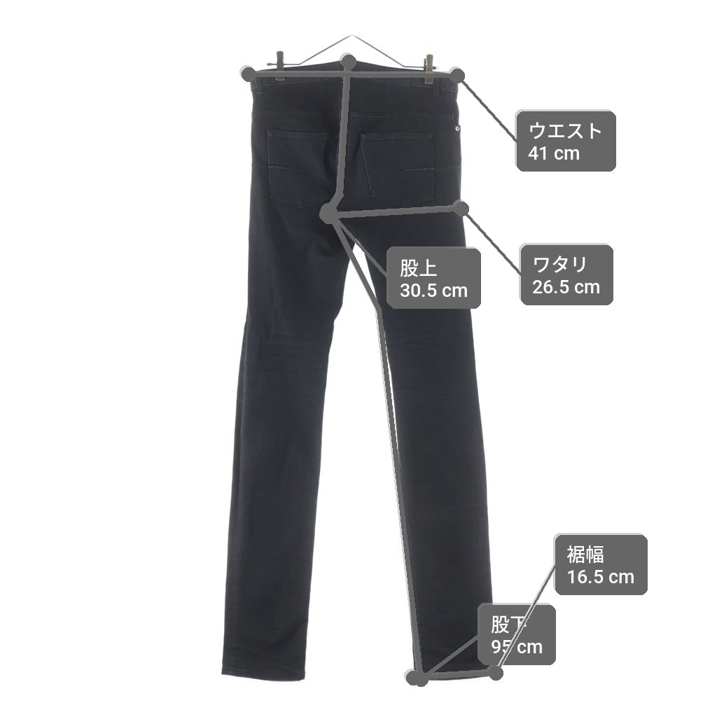 Dior HOMME(ディオールオム) 12SS スキニーパンツ 29 ブラック 163D020TY042