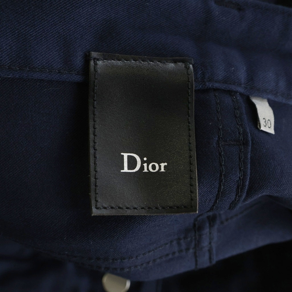 Dior HOMME(ディオールオム) 11SS スリムフィットスキニーデニムパンツ ネイビー 163D006A1114