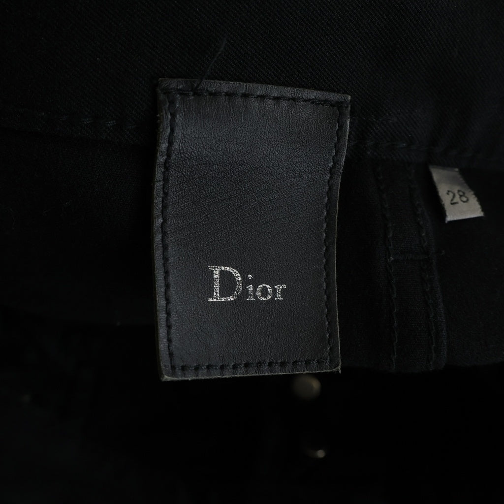 Dior HOMME(ディオールオム) ボタンフライスキニーデニムパンツ ブラック PI31J1730917