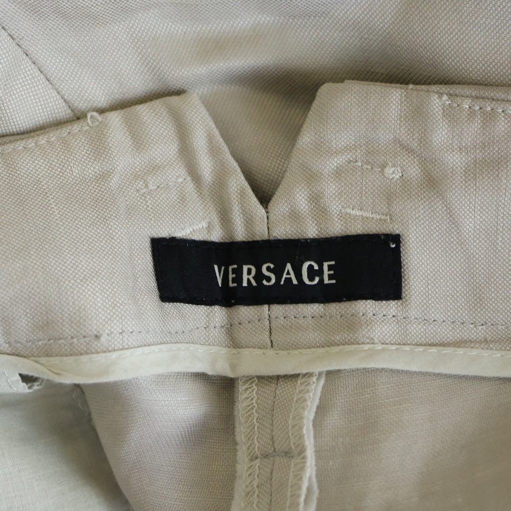 VERSACE(ヴェルサーチ) ストレートパンツ ベージュ #52