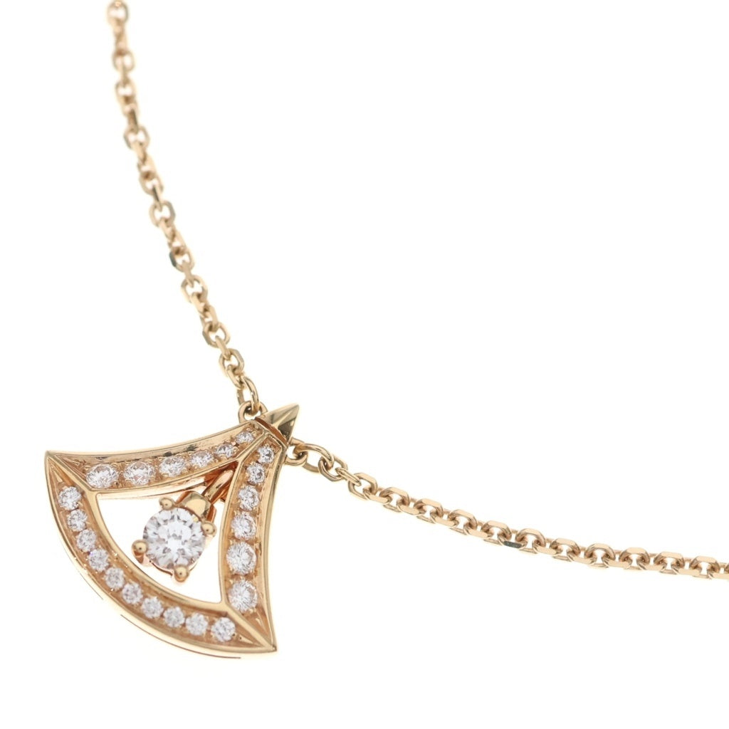 BVLGARI(ブルガリ) ディーヴァ ドリーム ダイヤネックレス K18PG ピンクゴールド 354363 レディース