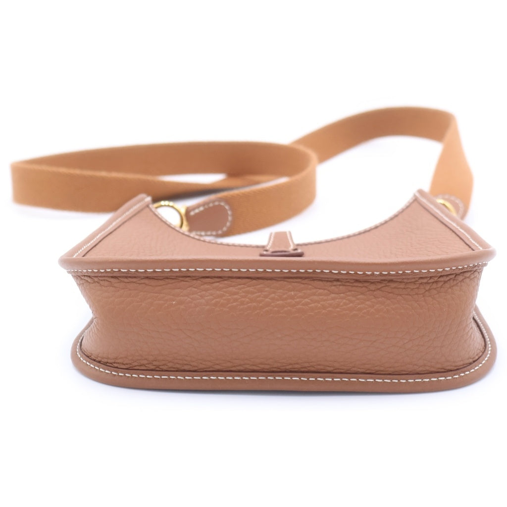 HERMES(エルメス) エブリンTPM ゴールド トリヨンクレマンス ゴールド金具 ショルダーバッグ W刻印 レディース