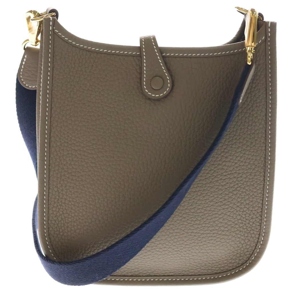 HERMES(エルメス) エヴリン TPM エトゥープ トリヨンクレマンス レザー ショルダーバッグ ベージュ K刻印 ゴールド金具 レディース