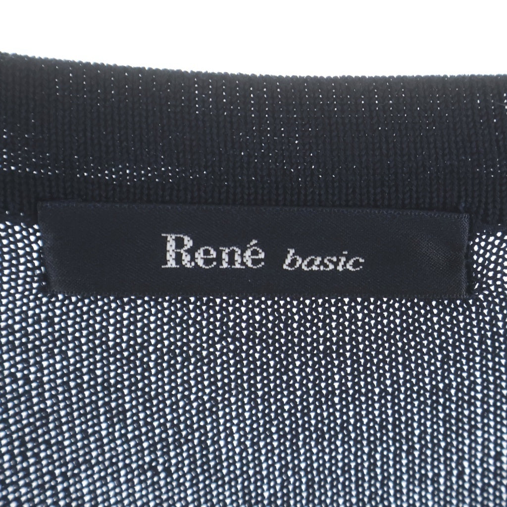 Rene(ルネ) ■ロングカーディガン ブラック レーヨン レディース