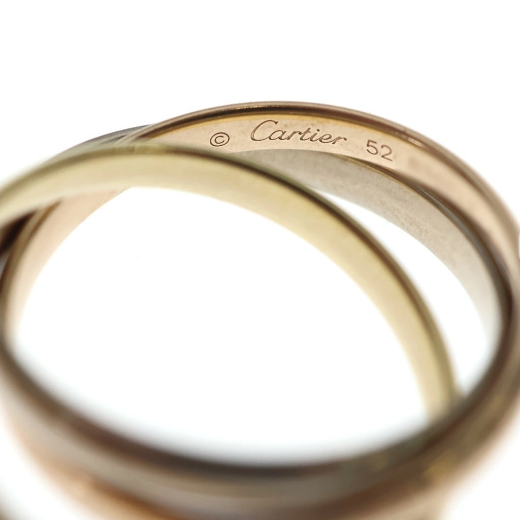 shuhari　Cartier トリニティリング SM 52号 Au750 Cartier(カルティエ) トリニティ リング Au750 K18 YG/PG/WG ゴールド