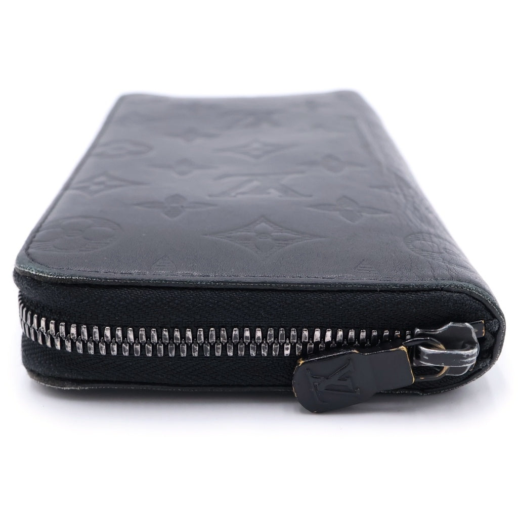 LOUIS VUITTON(ルイヴィトン) モノグラム シャドウジッピー オーガナイザー ロングウォレット 長財布 ブラック レザー M62902 シルバー金具