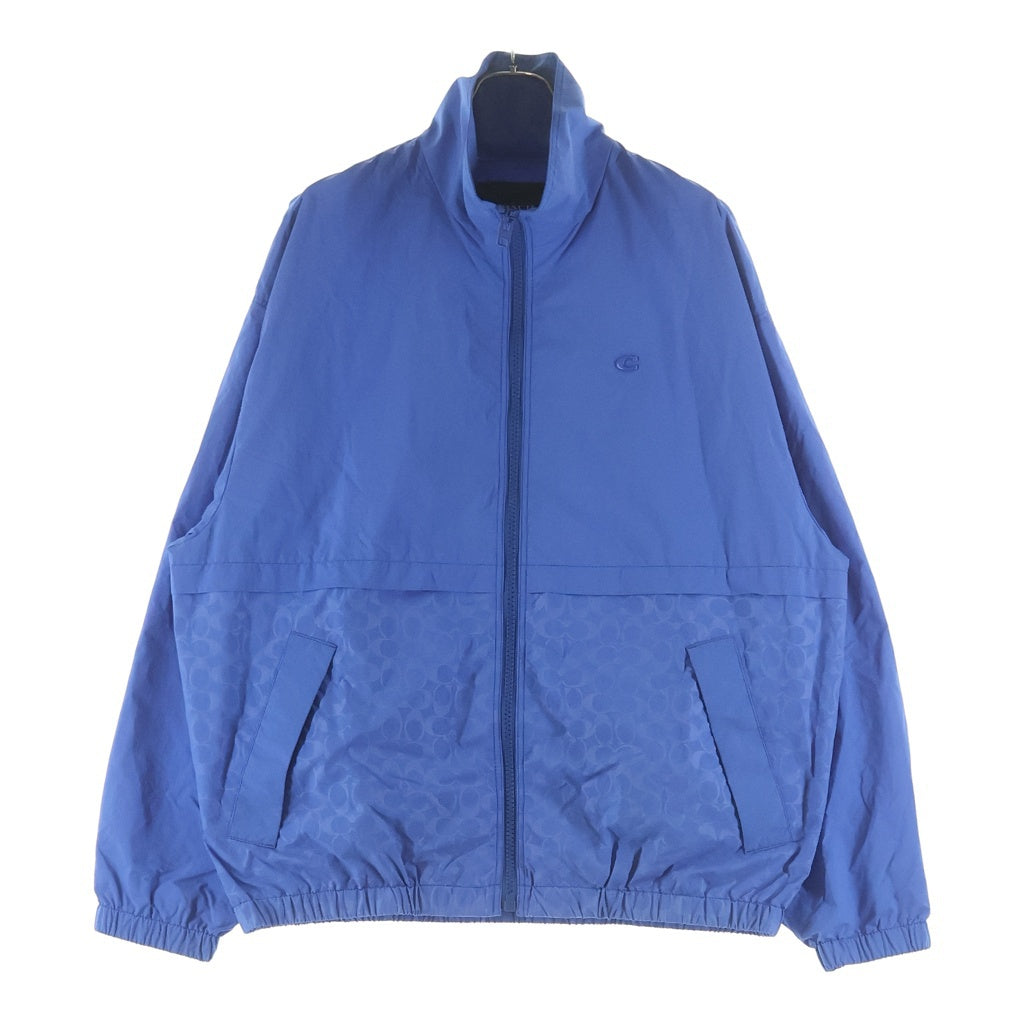 COACH(コーチ) シグネチャー ウィンドブレーカー ライトジャケット ライトブルー #L