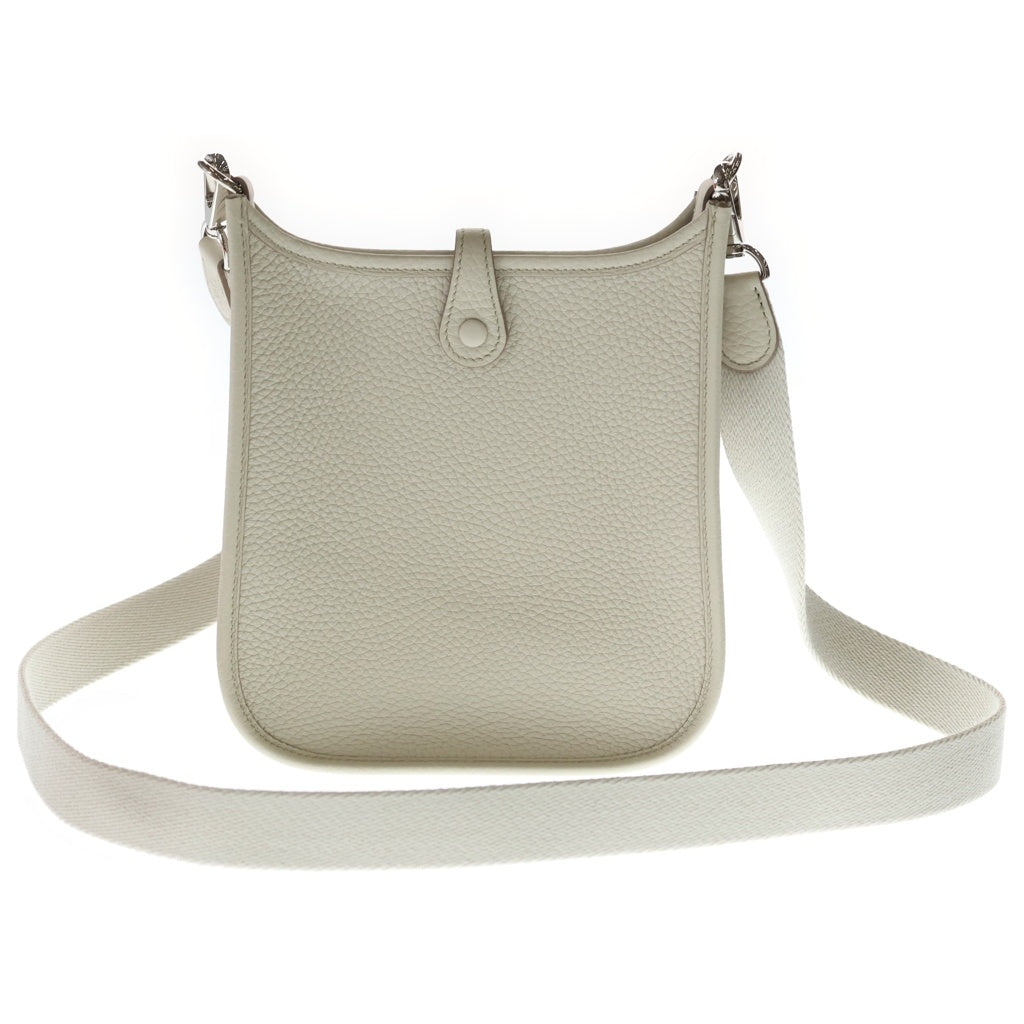 HERMES(エルメス) エヴリンTPM べトン トリヨン ショルダーバッグ アイボリー レザー シルバー金具 K刻印 レディース