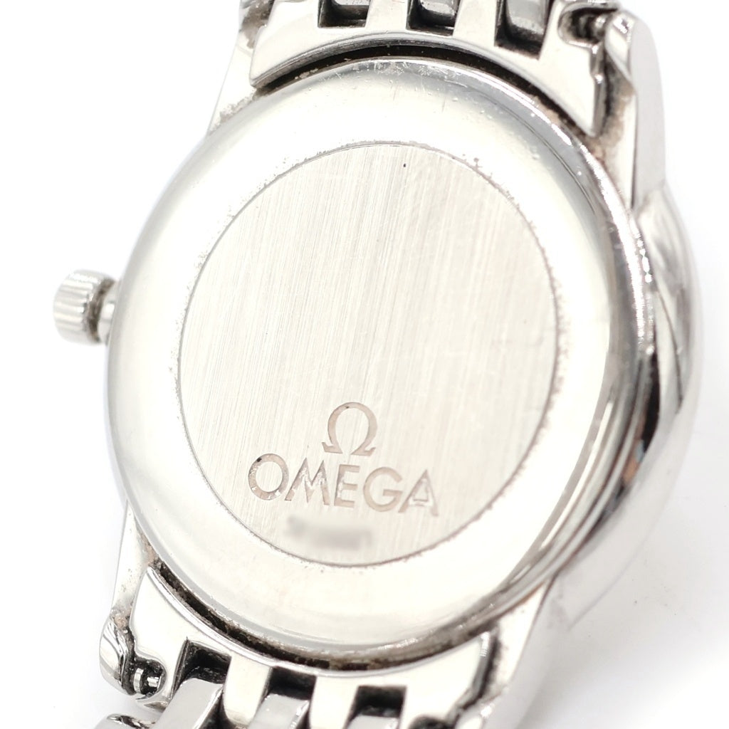 OMEGA(オメガ) デビル プレステージ シルバー文字盤 SS/QZ ステンレス クォーツ 電池式 腕時計 4580.31