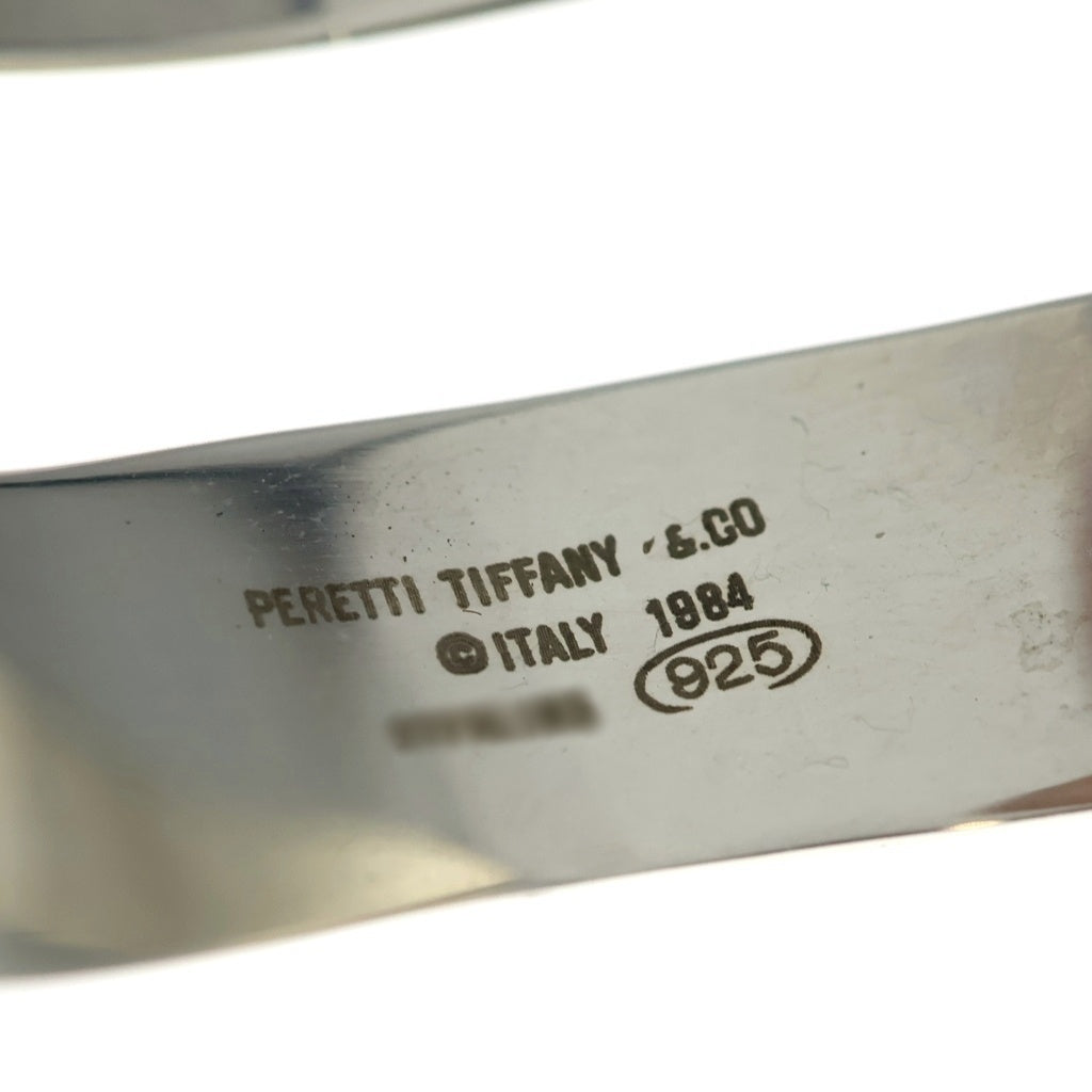 TIFFANY & Co.(ティファニー) エルサペッレッティ オープン ダブル カフ バングル ブレスレット シルバー レディース