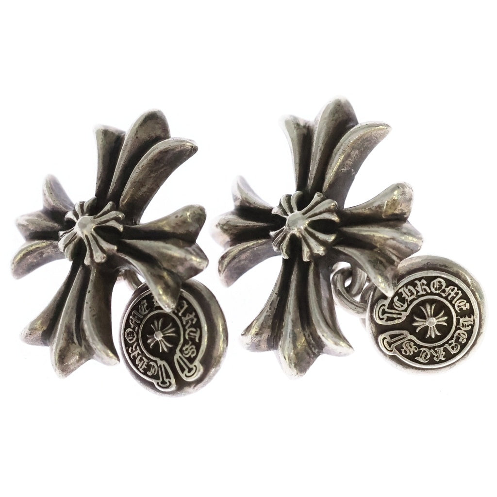 CHROME HEARTS(クロムハーツ) ダブルCHクロス カフスボタン カフリンクス シルバー