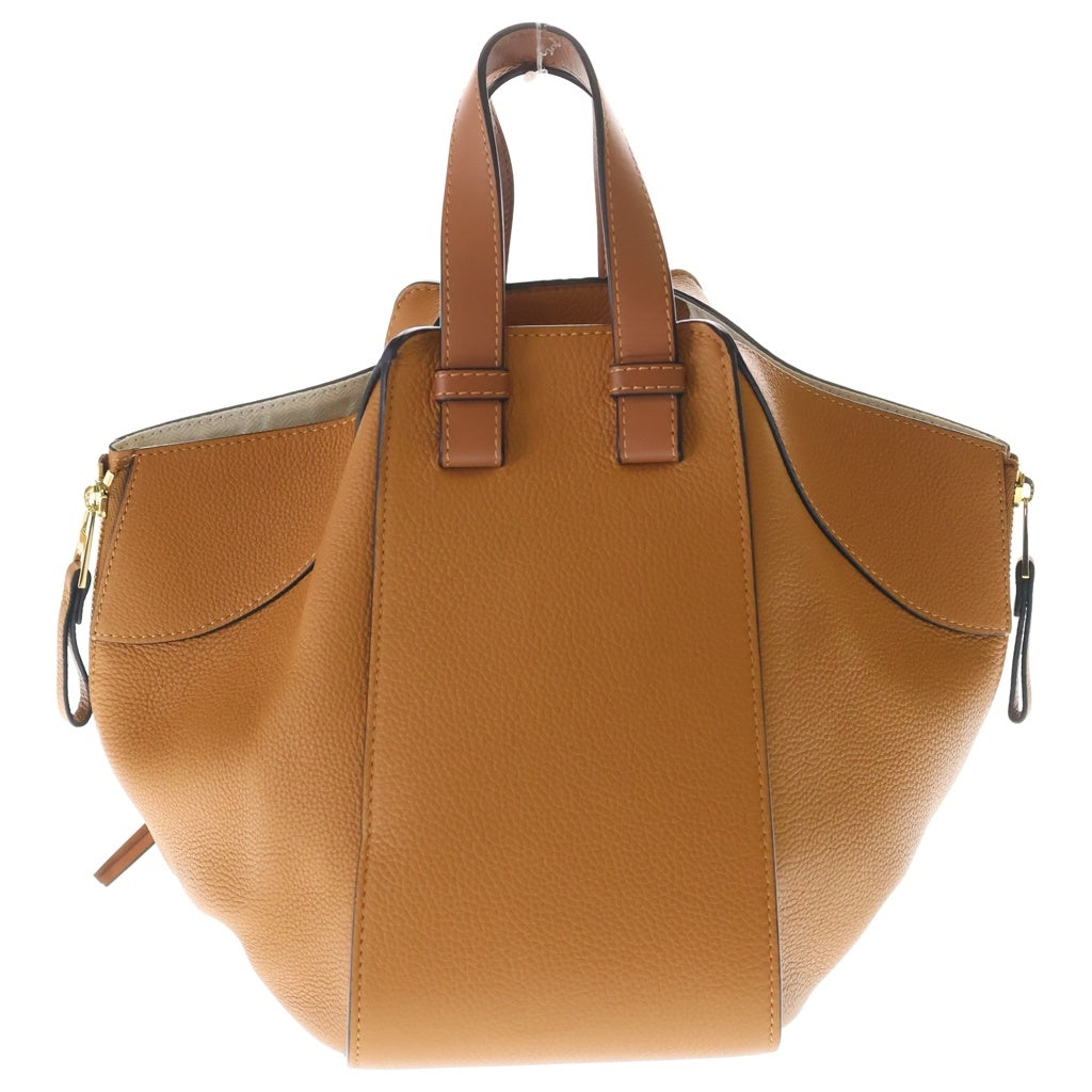 LOEWE(ロエベ) ハンモック スモール レザー 2WAY ハンド ショルダーバッグ ゴールド金具 ブラウン レディース
