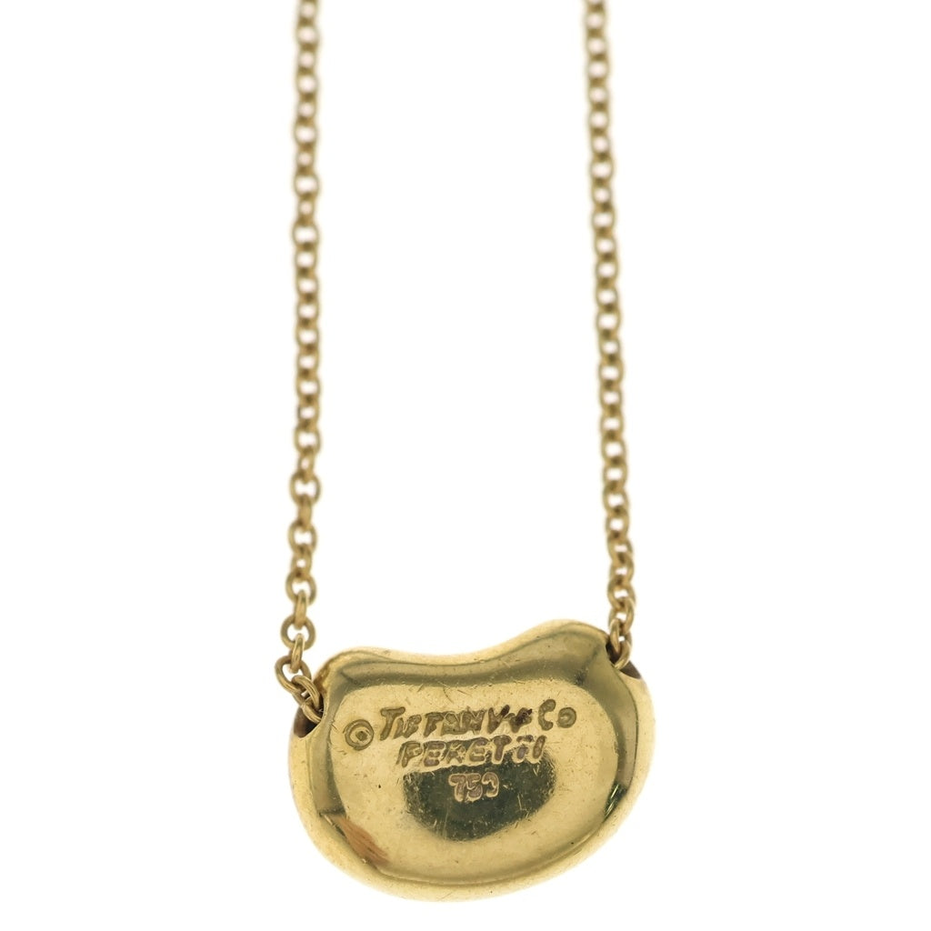 TIFFANY & Co.(ティファニー) エルサペレッティ ビーン ネックレス Au750 K18 PG ピンクゴールド レディース