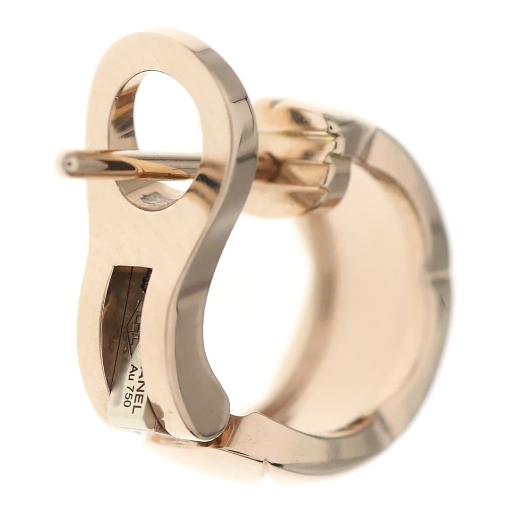 CHANEL(シャネル) ココクラッシュ ピアス ピンクゴールド Au750PG 6.8g J11754 レディース