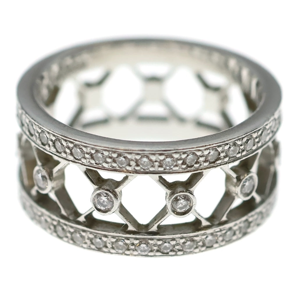 TIFFANY & Co.(ティファニー) ヴォアール リング フルエタニティ ダイヤ プラチナ Pt950 6号 レディース