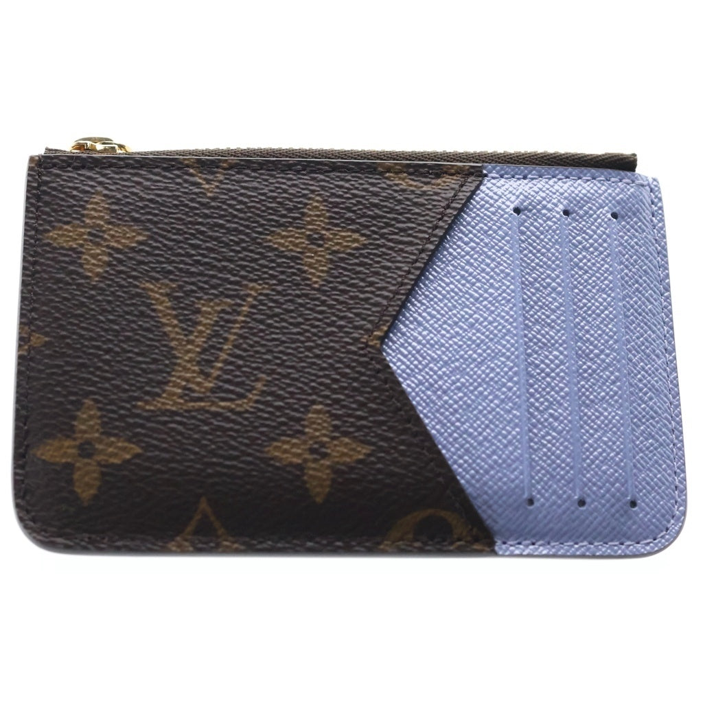 LOUIS VUITTON(ルイヴィトン) モノグラム ポルトカルト ロミー PVC カードケース ブルーフロスト ブラウン/ライトブルー M26653 レディース