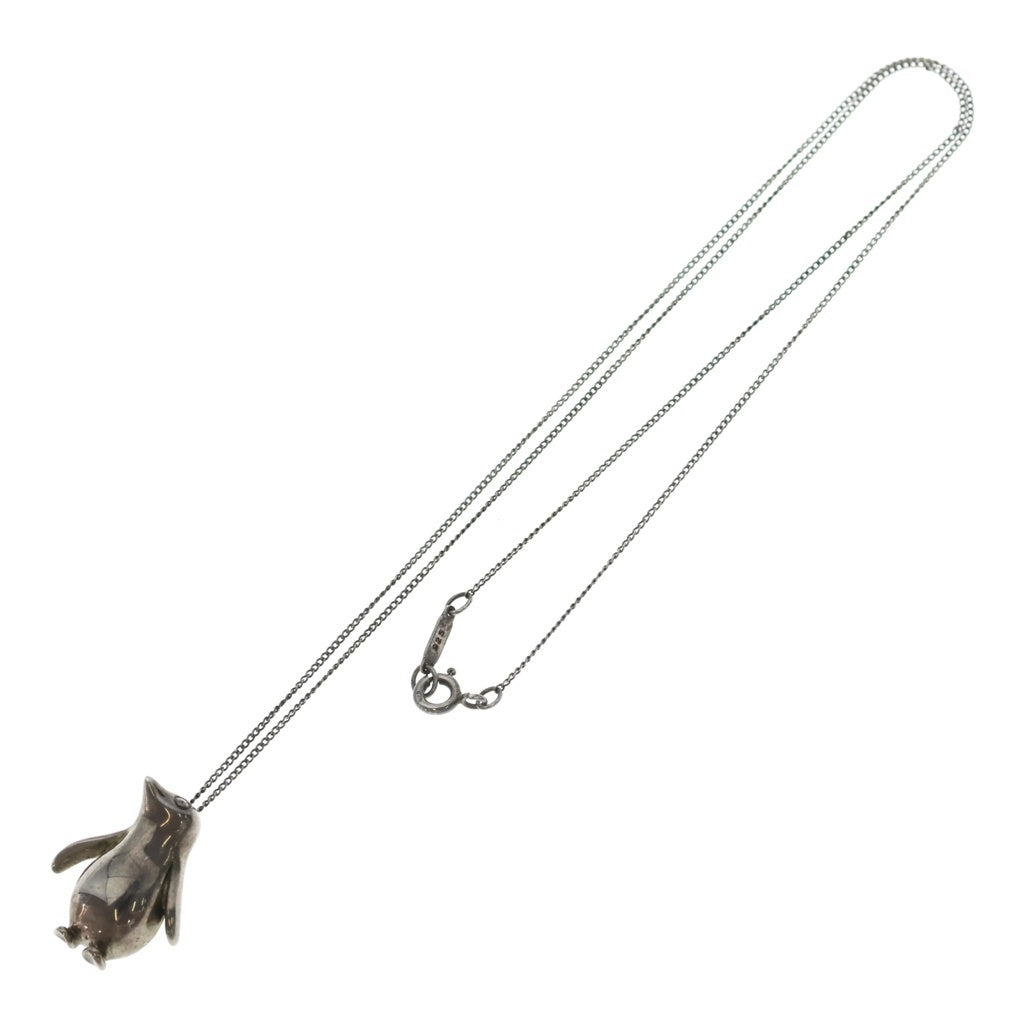 TIFFANY & Co.(ティファニー) ペンギンモチーフ ネックレス ペンダント チェーン シルバー Ag925 4.9g レディース