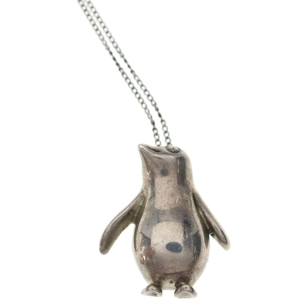 TIFFANY & Co.(ティファニー) ペンギンモチーフ ネックレス ペンダント チェーン シルバー Ag925 4.9g レディース