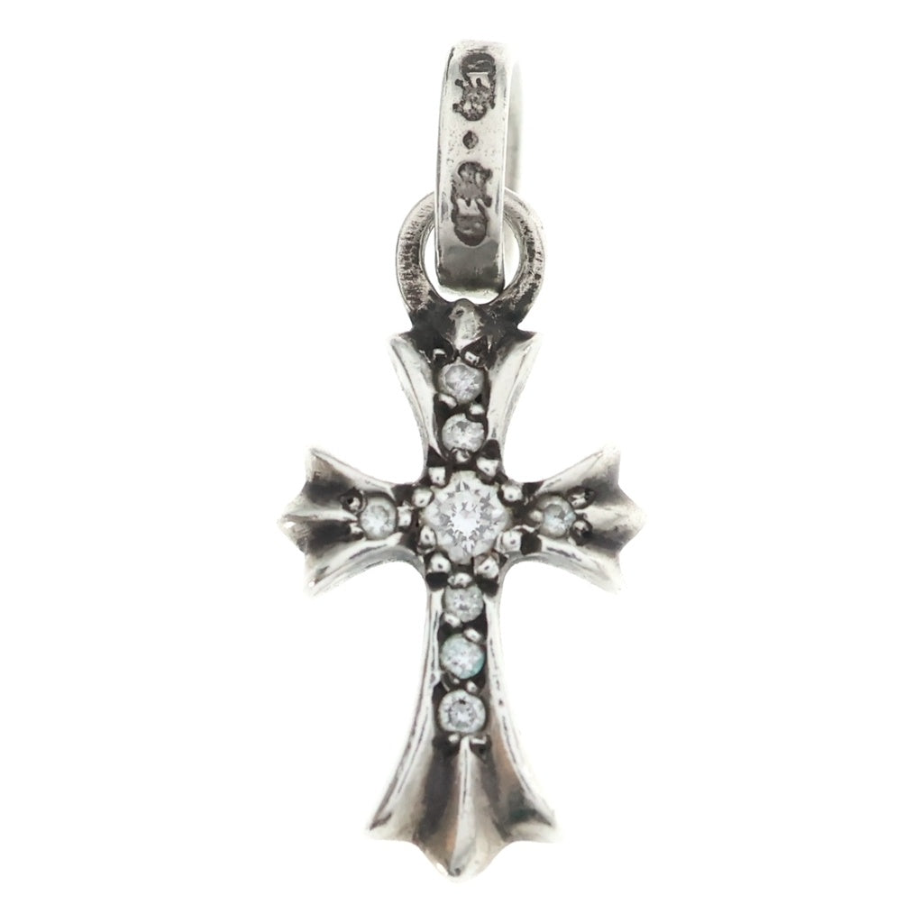 CHROME HEARTS(クロムハーツ) CRS BBYFAT P DMND ベイビーファット PAVEダイヤ ペンダントトップ シルバー BCA234