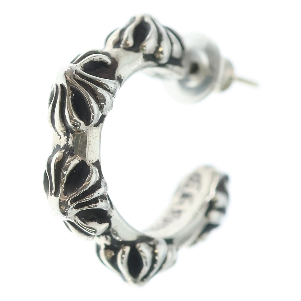 CHROME HEARTS(クロムハーツ) HOOP CROSS クロスバンド フープピアス シルバー BCA100