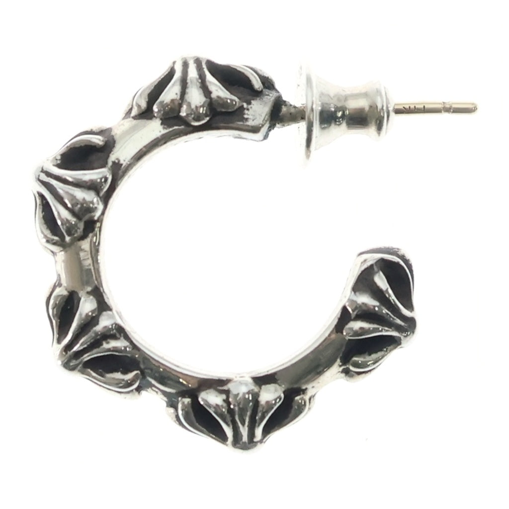 CHROME HEARTS(クロムハーツ) HOOP CROSS クロスバンド フープピアス シルバー BCA100