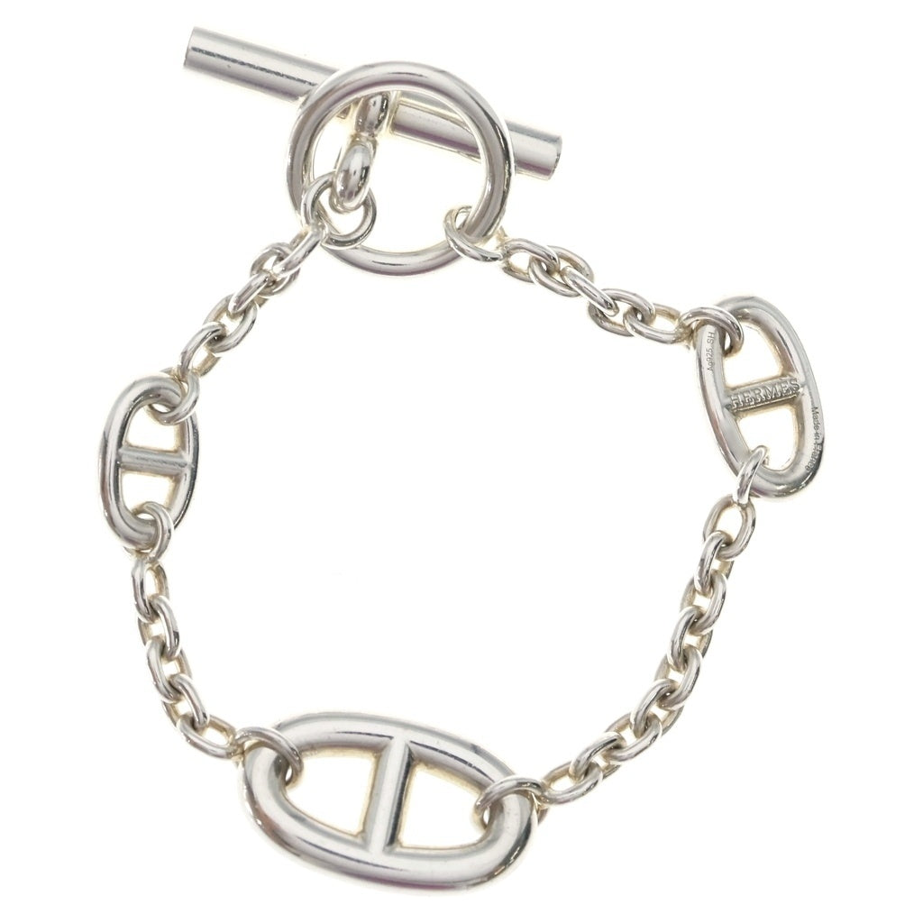 HERMES(エルメス) ファランドール ブレスレット チェーン シルバー Ag925 24.4g レディース