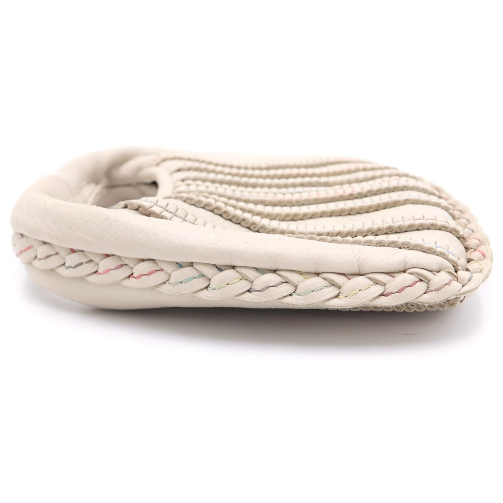 BOTTEGA VENETA(ボッテガヴェネタ) ミニホーボー ハンドバッグ アイボリー レザー レディース
