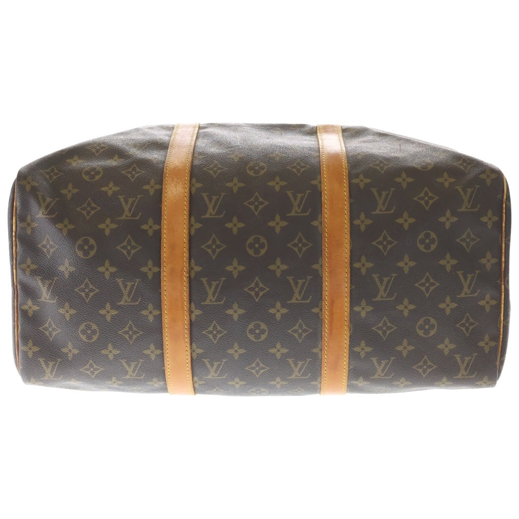 LOUIS VUITTON(ルイヴィトン) モノグラム サックスプール45 トラベルバッグ ハンドバッグ ボストンバッグ ブラウン レザー×PVC M41624 ゴールド金具