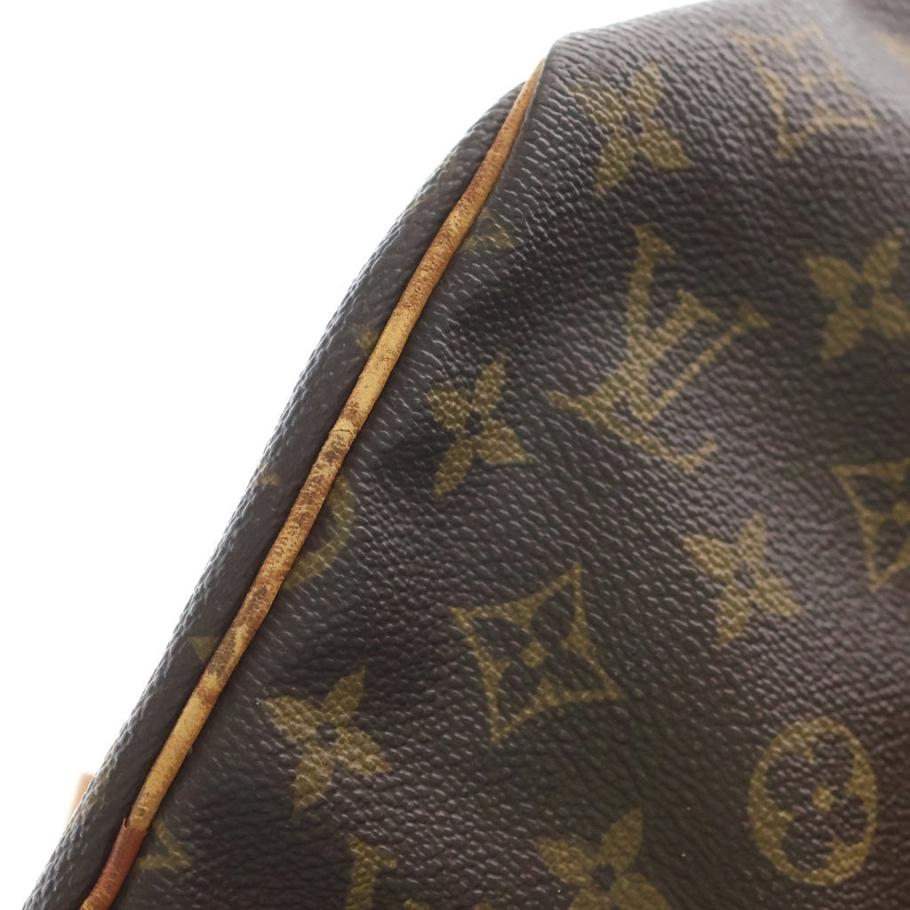 LOUIS VUITTON(ルイヴィトン) モノグラム サックスプール45 トラベルバッグ ハンドバッグ ボストンバッグ ブラウン レザー×PVC M41624 ゴールド金具