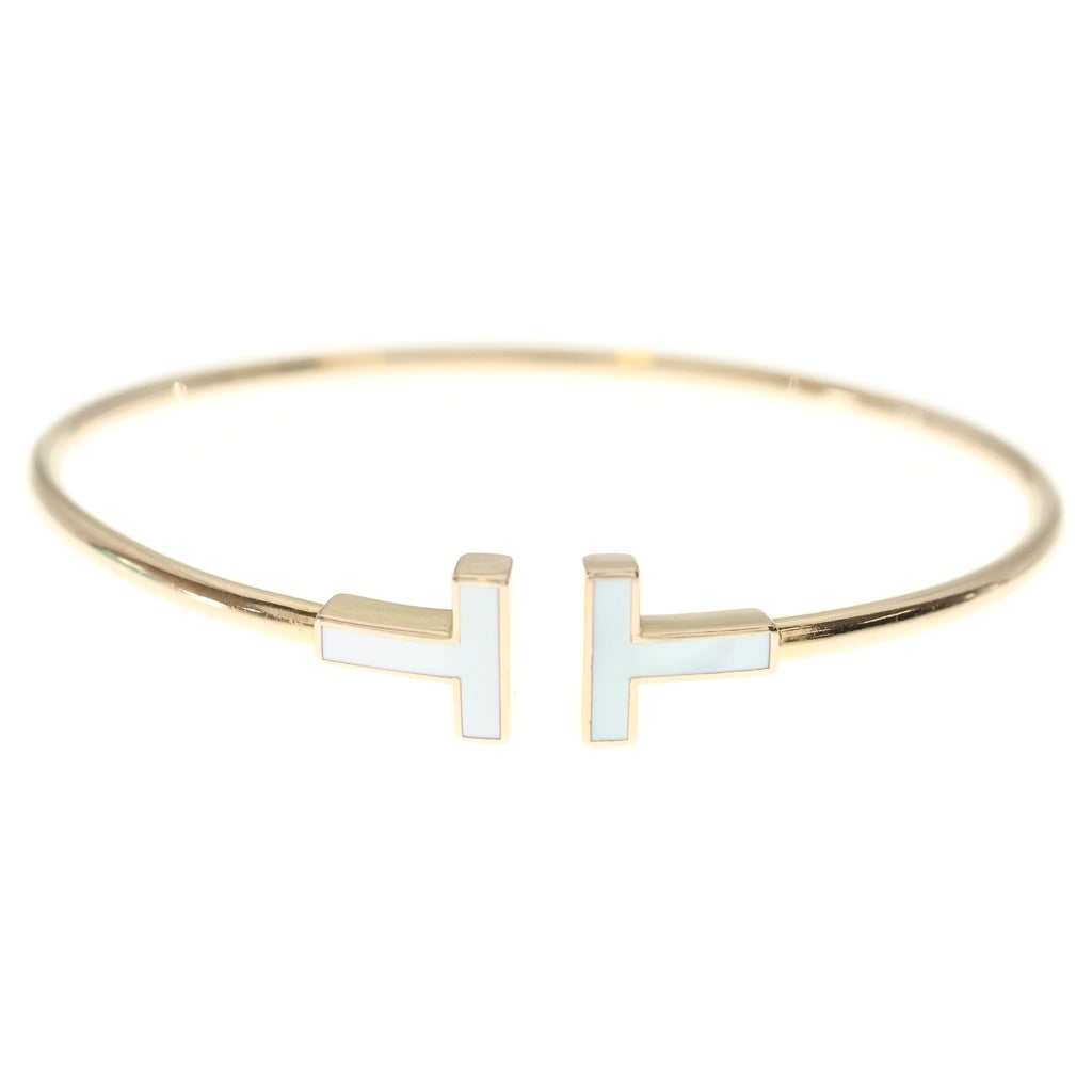 Tiffany Tワイヤーバングル　Sサイズ TIFFANY & Co.(ティファニー) Tワイヤー シェル バングル ブレスレット