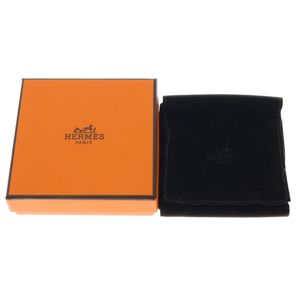 HERMES(エルメス) ビーアピ ドゥブルトゥール レザー 2連 ブレスレット ゴールド金具 ライトブルー/グリーン レディース