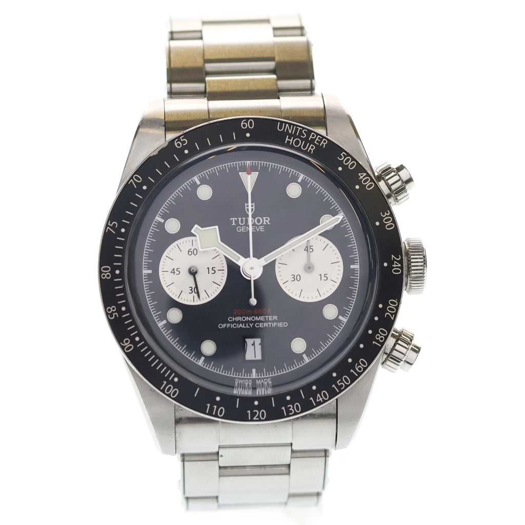 TUDOR(チュードル) ブラックベイ クロノ 黒文字盤 SS/AT 2021/11/21 カード 79360N