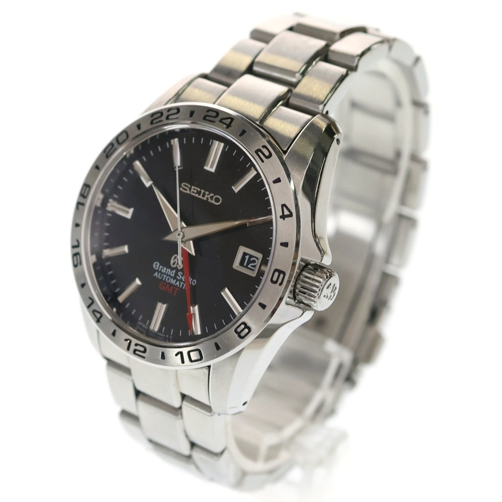 GRAND SEIKO(グランドセイコー) メカニカル GMT 黒文字盤 ステンレス 自動巻き SS/AT SBGM001